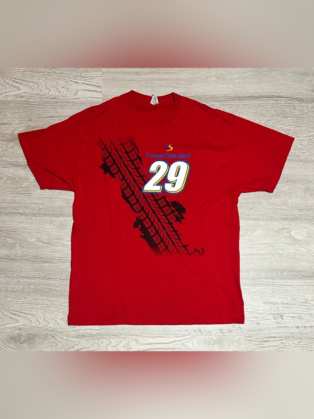 Vintage Cooper Standard '29' Red Racing Graphic Tee